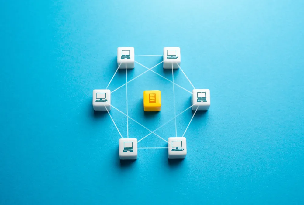 computer network and data server p2p communication