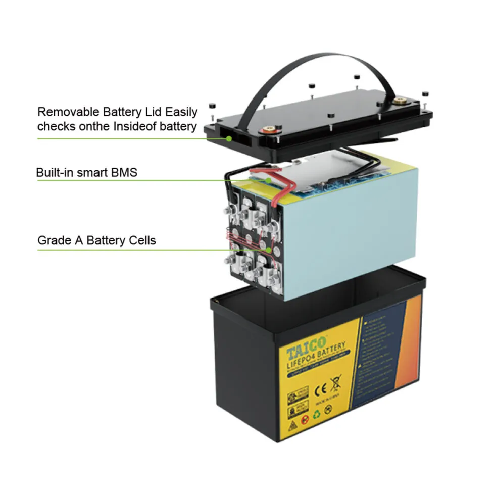 internal components of a lipeo4 battery